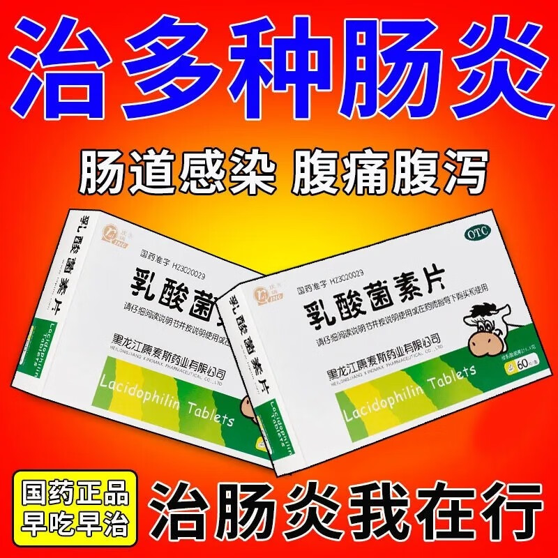 庆瑞 乳酸菌素片0.