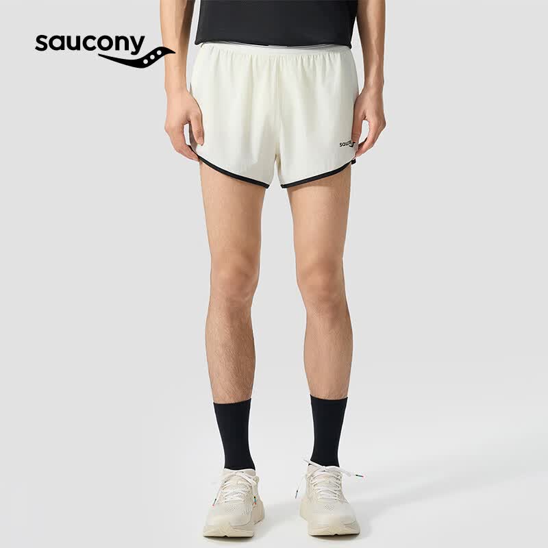 SAUCONY索康尼跑步艺术家男子轻薄透气吸湿快干运动短裤