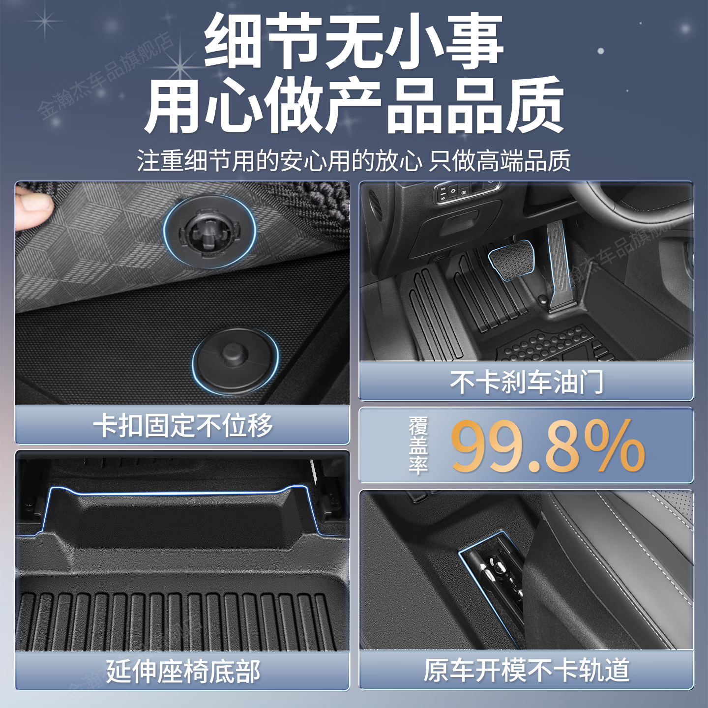 金瀚杰适用26新款名爵MG4脚垫全包围TPE汽车EV专用内饰改装配件用品大全 【包门槛】单层TPE脚垫(原厂级) 名爵MG4【2026款】