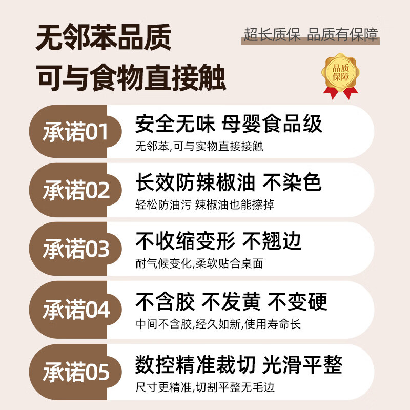 珀莱特透明餐桌垫PVC软玻璃桌面保护垫免洗防水油防烫茶几布电视柜加厚 【磨砂2.0-厚1MM】无味抗菌-圆角磨边 【电视柜专用】40*200CM