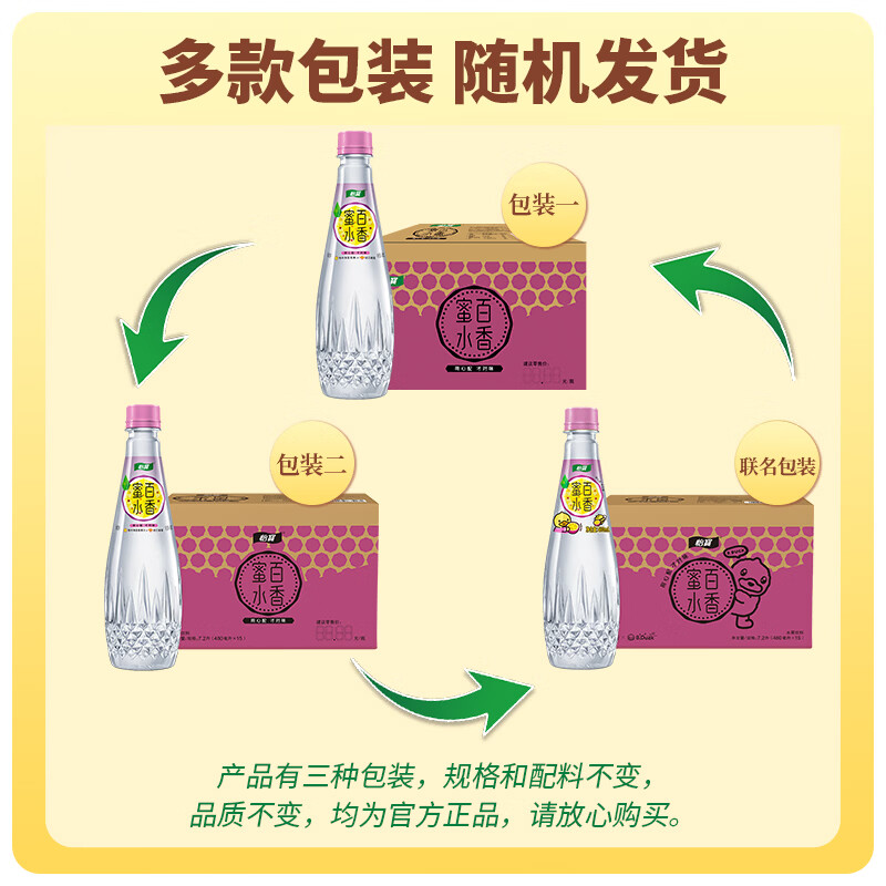 怡宝蜜水百香果水果饮料480ml*15/箱百香果汁蜂蜜饮料【26.2月起产】 蜜水百香 480mL*15瓶