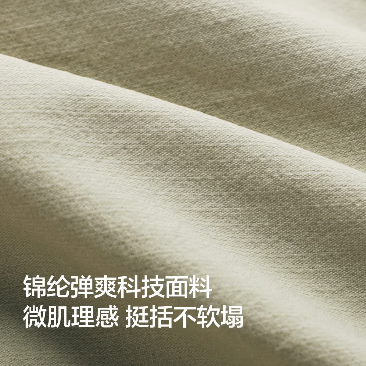 布衣传说轻量化速干裤轻薄休闲裤子男士宽松网眼透气户外运动长裤 浅灰 2XL