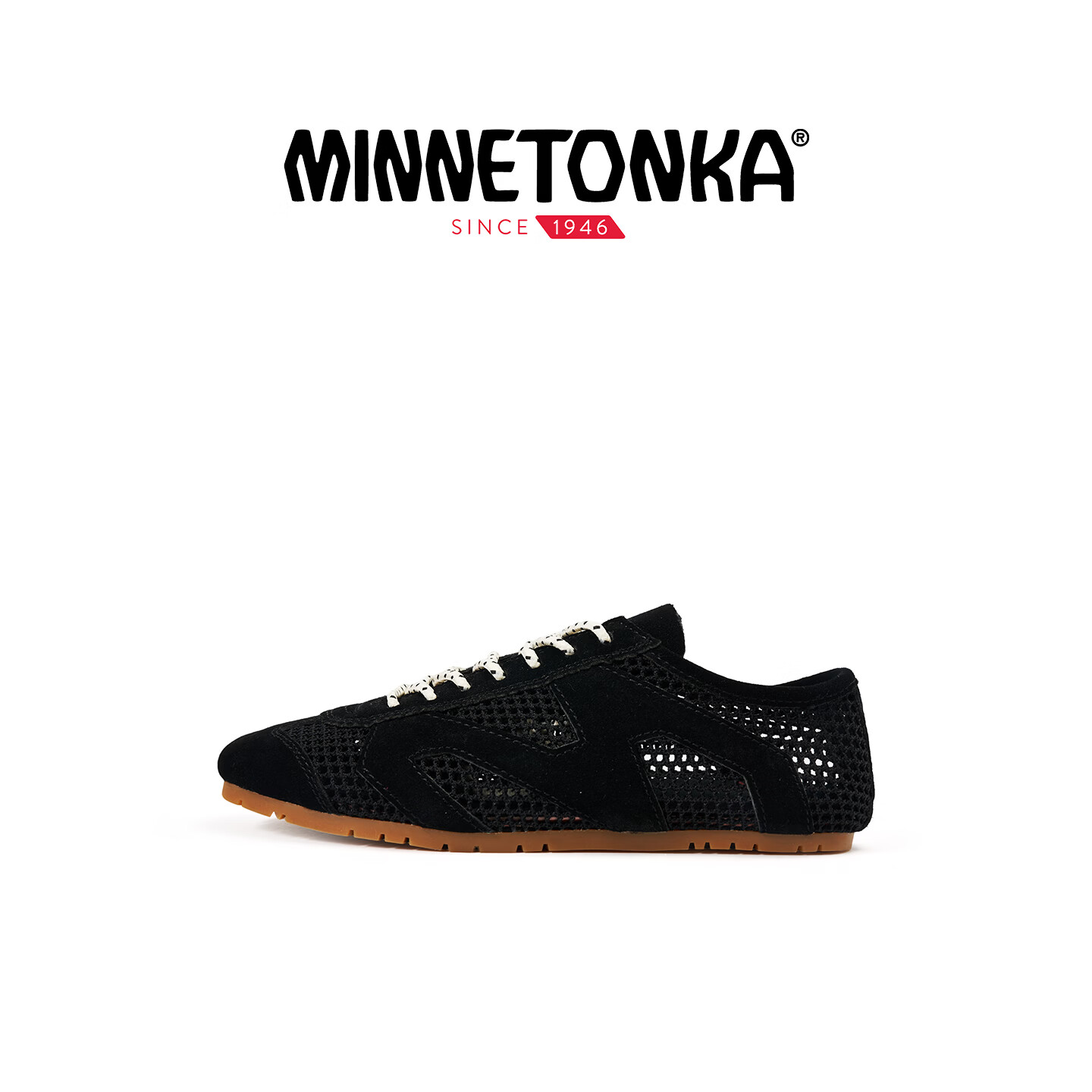 迷你唐卡(Minnetonka)26春夏新品黑色德训鞋女轻量休闲鞋女鞋 MS70M01-WTP 40 迷你唐卡(Minnetonka)26春夏新品黑色德训鞋女轻量休闲鞋女鞋 MS70M01-WTP 40