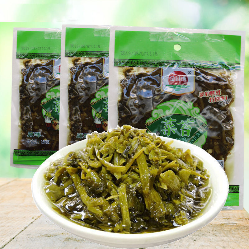 金菜地香菜 马鞍山金菜地香菜心安徽香菜咸菜黄池特产酱菜下饭油菜苔