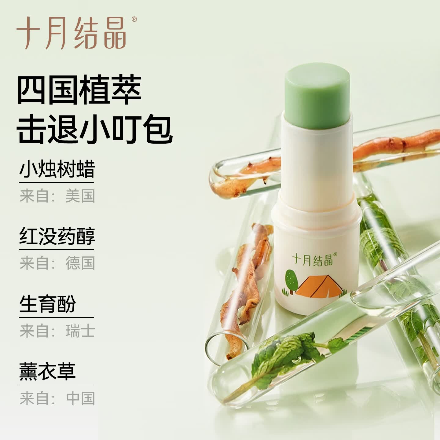 十月结晶紫草膏蚊虫叮咬消肿植物止痒膏 6g 2支 【紫草膏】
