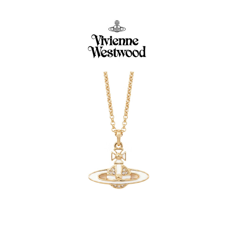 薇薇安·威斯特伍德（Vivienne Westwood） Vivienne Westwood 西太后项链 土星项链锁骨链 金色/白色 正品