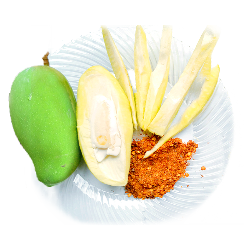 正鲜森云南元江生酸芒果 生吃酸脆青芒果芽  新鲜青嫩芒果孕妇水果 1