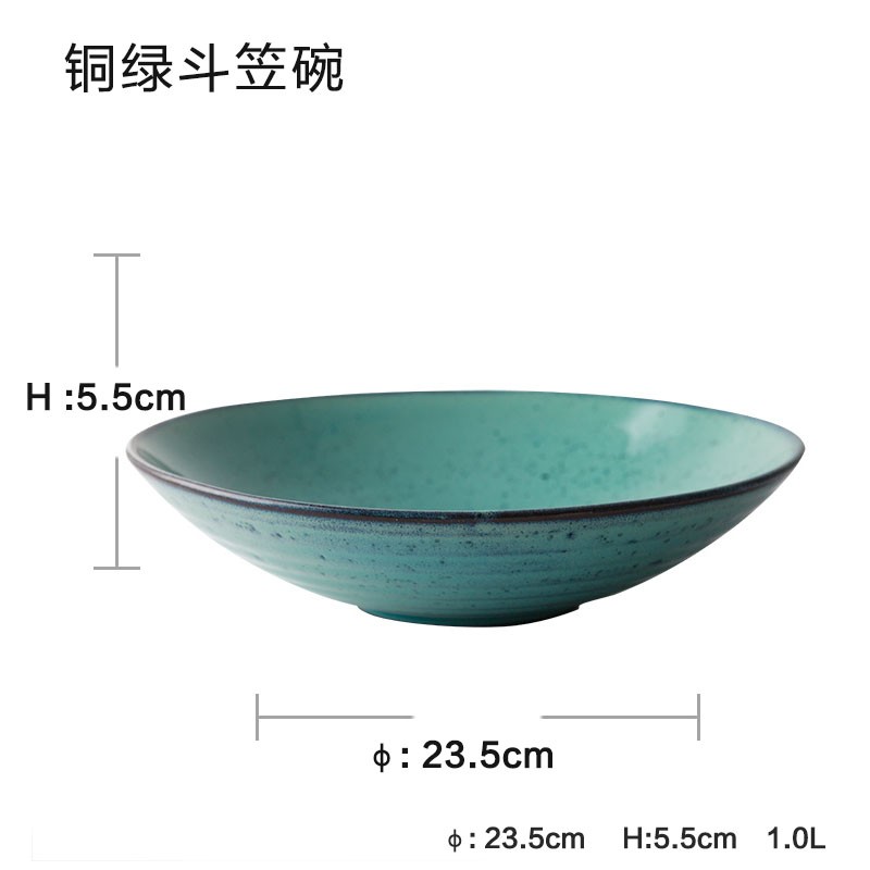 朵颐日式粗陶斗笠碗商品图片-3