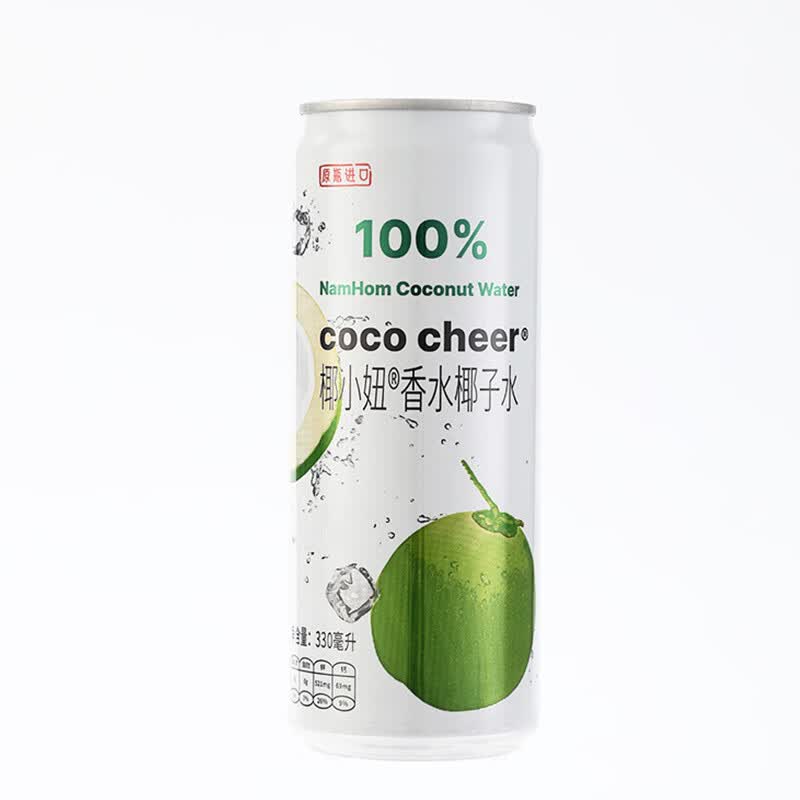 椰小妞不加1滴水NFC100%香水椰子水越南原瓶进口椰汁火锅伴侣送礼 香水椰子水330ML*6（尝鲜装）