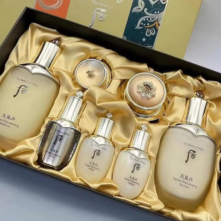 拱辰享韩国天气丹花献光彩紧颜水乳护肤品天气丹PRO光耀情人节 天气丹pro光耀七件套【提拉紧致】