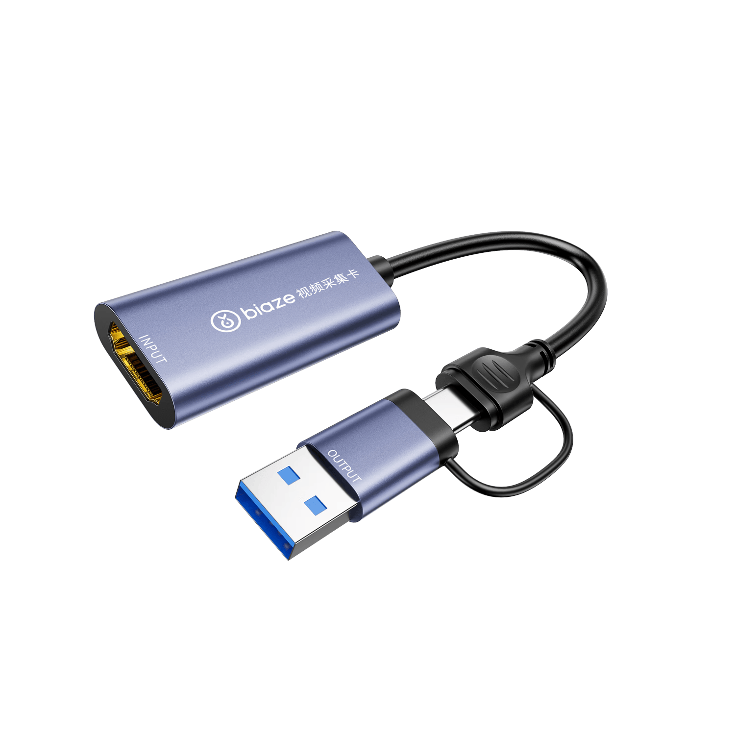 ������HDMI��Ƶ�ɼ�������4K��������Switch/NS/PS5/4��Ϸ�ֻ����ֱ��¼�Ƶ���USB/Type-C˫����ɼ��� 36.9Ԫ