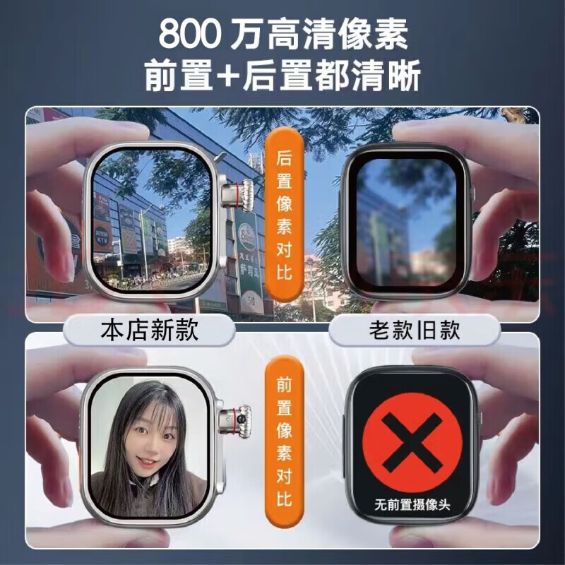 小天才酷盖5G全网通智能儿童电话手表插卡WIFI+GPS精准定位防水小学初中生男女孩最新款数码电话 旗舰粉【应用下载+wifi+大电池+旋转摄像头】