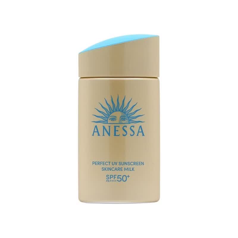 安热沙（Anessa）防晒霜小金瓶安耐晒隔离紫外线高倍防晒霜户外防水防汗宝妈可用 小金瓶防晒90ml两支装