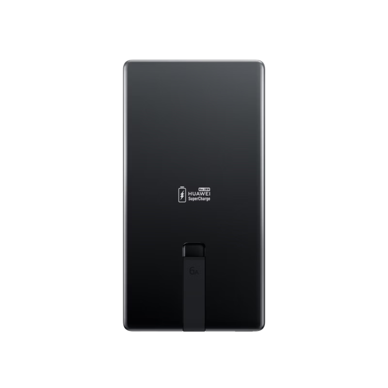 华为自带线全能充移动电源100W12000【3C认证】上飞机高品质摩登黑适配华为苹果手机户外储能电源 100W自带线移动电源 摩登黑