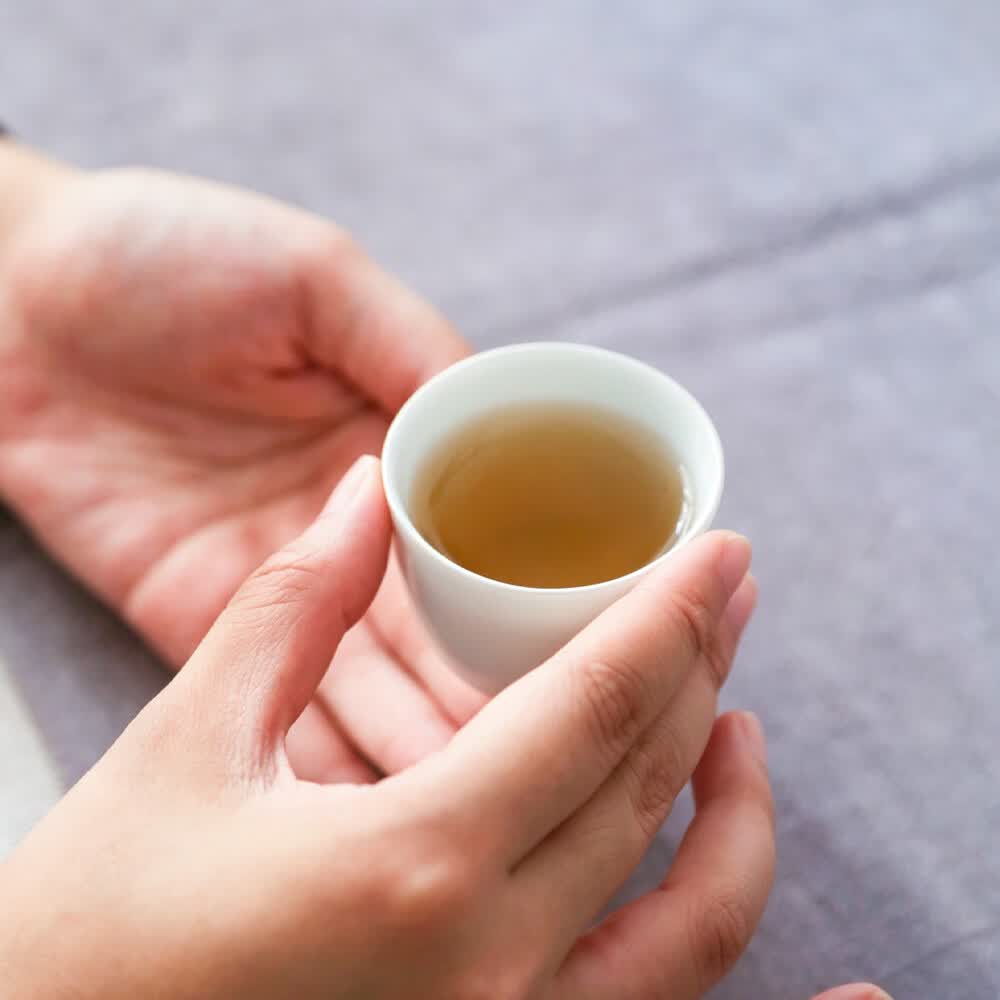 昌南（changnan）景德镇陶瓷茶杯家用喝茶水杯高档功夫茶个人专用泡茶杯 花枝招展10# 1只