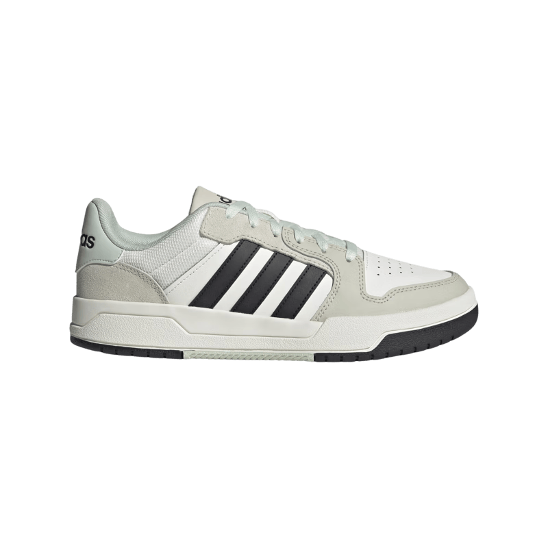 adidas ENTRAP美式校园风运动少年感复古篮球风板鞋男女阿迪达斯 白色/黑色/矾土棕   42  