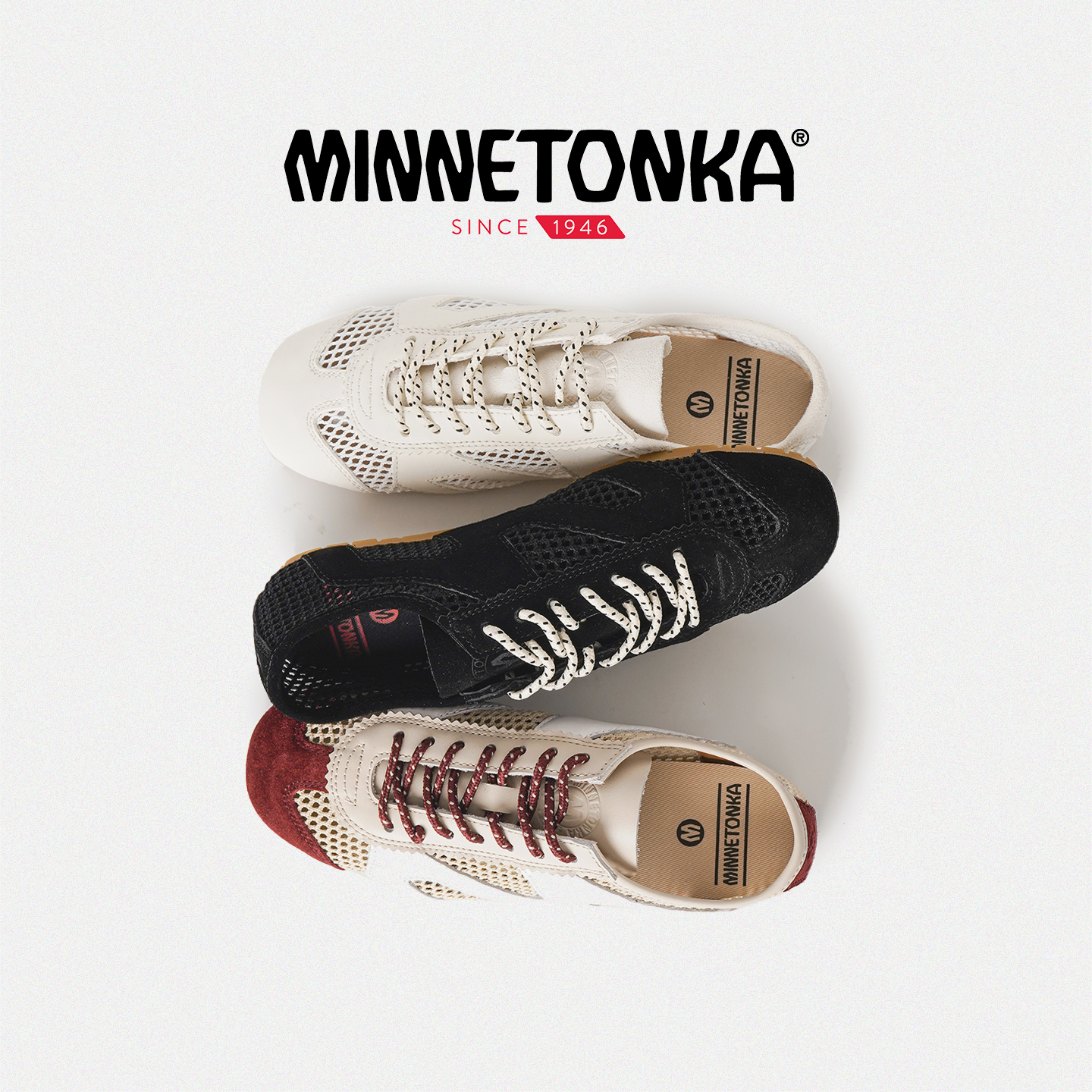 迷你唐卡(Minnetonka)26春夏新品黑色德训鞋女轻量休闲鞋女鞋 MS70M01-WTP 40 迷你唐卡(Minnetonka)26春夏新品黑色德训鞋女轻量休闲鞋女鞋 MS70M01-WTP 40