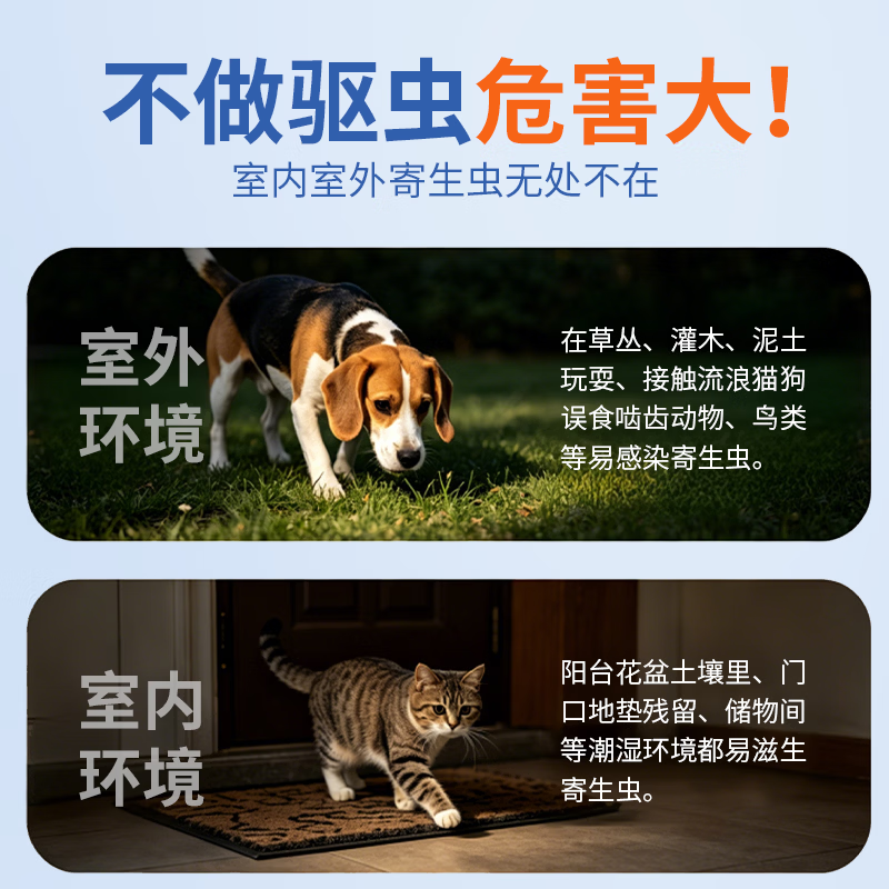 唯侍(WICCI)宠物驱虫药吡虫啉莫昔克丁滴剂除跳蚤普安特宠物驱虫药内外同驱 狗专用体重50-80斤 4ml*6支 吡虫啉40mg+莫昔克丁4mg