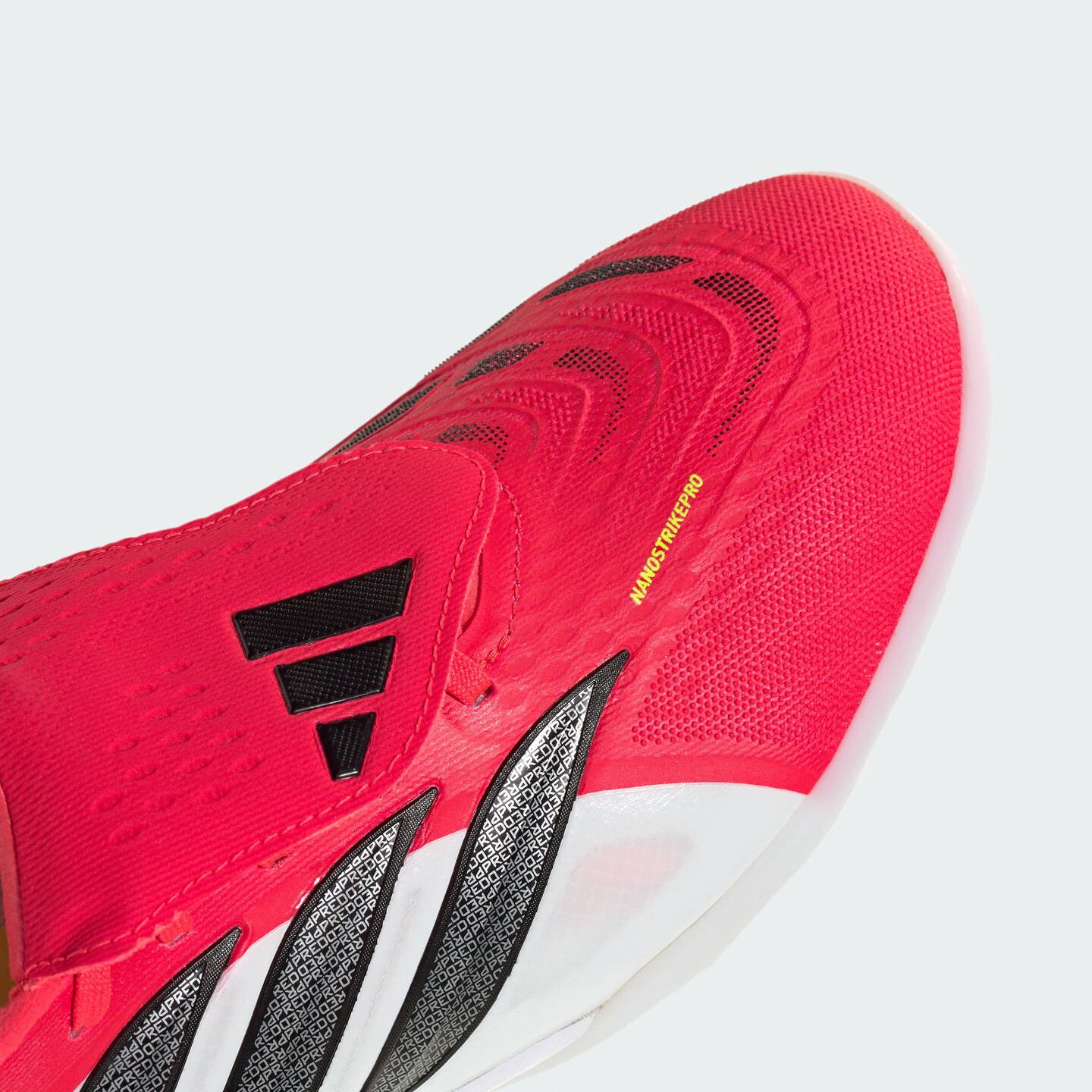 adidas PREDATOR PRO FT TF人草/室外硬地碎钉足球鞋男女阿迪达斯 亮红/黑色/白色 45