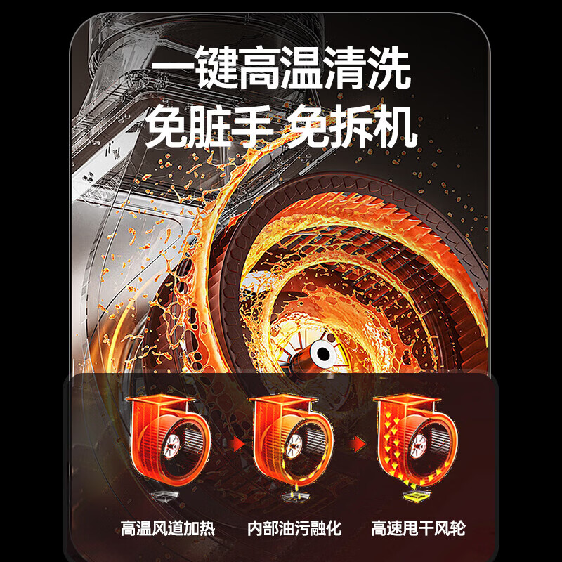 Haotaitai抽油烟机家用上门安装正品大吸力油烟机一级能效吸油烟机顶侧双吸 TQ9-BKL烟机【体感+触控+变频大吸力】