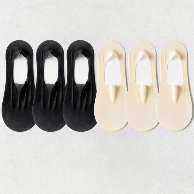 船袜超薄夏季棉底浅口隐形袜子女士硅胶防滑不掉跟夏天薄款袜纯色 随机颜色【4双】超薄无痕 均码