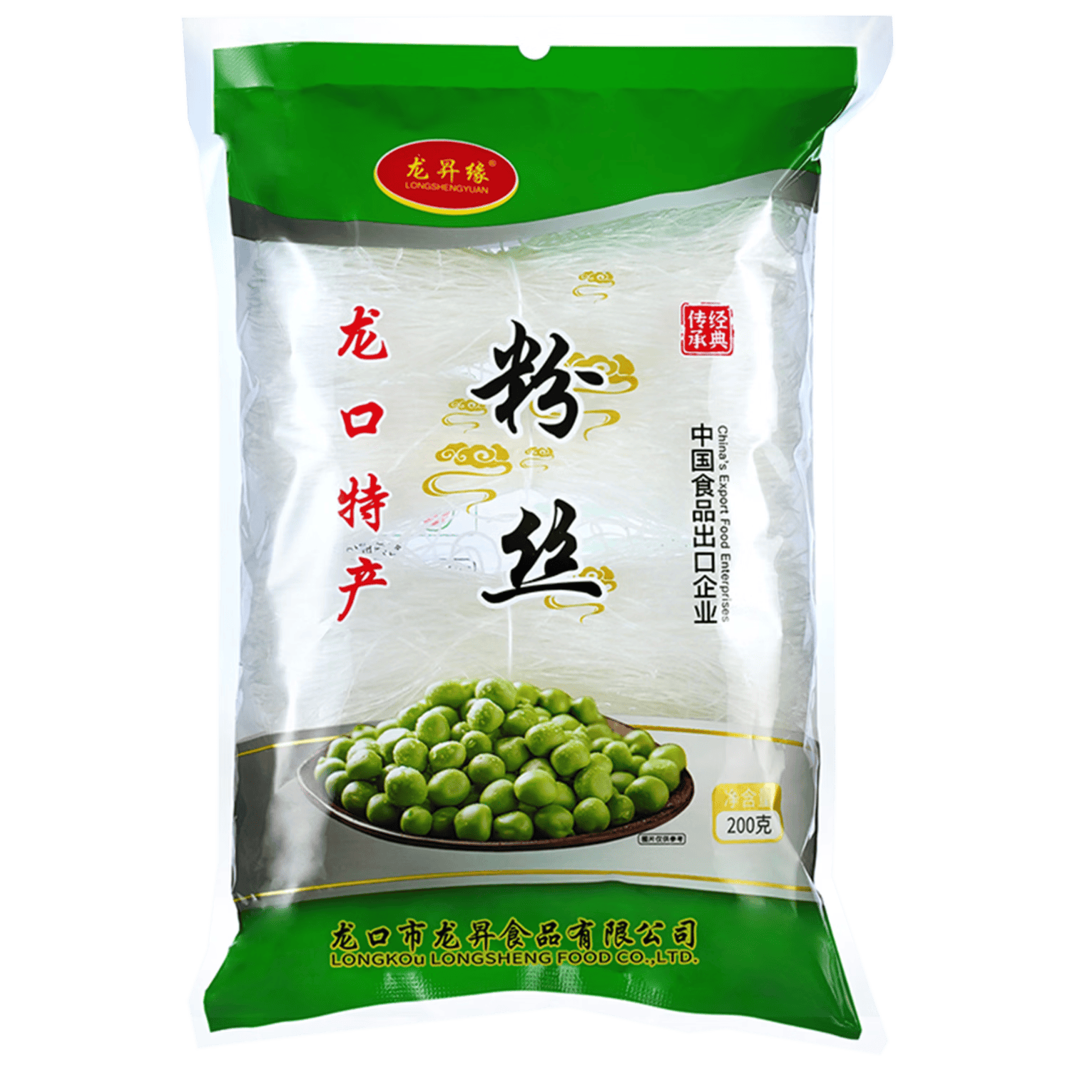 山东龙口特产粉丝  产地直发 豌豆粉条家用商用凉拌粉丝 特产粉丝200克*1袋