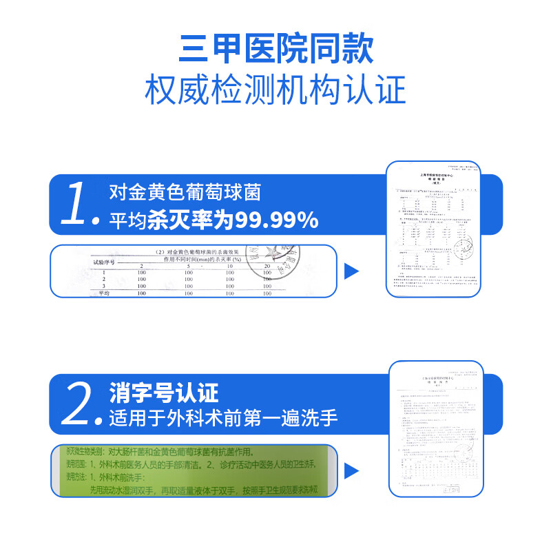 朗索百能抗菌洗手液医护杀菌消毒洗手液芦荟滋润儿童成人家庭通用 【家用囤货双瓶】500ml/瓶*2