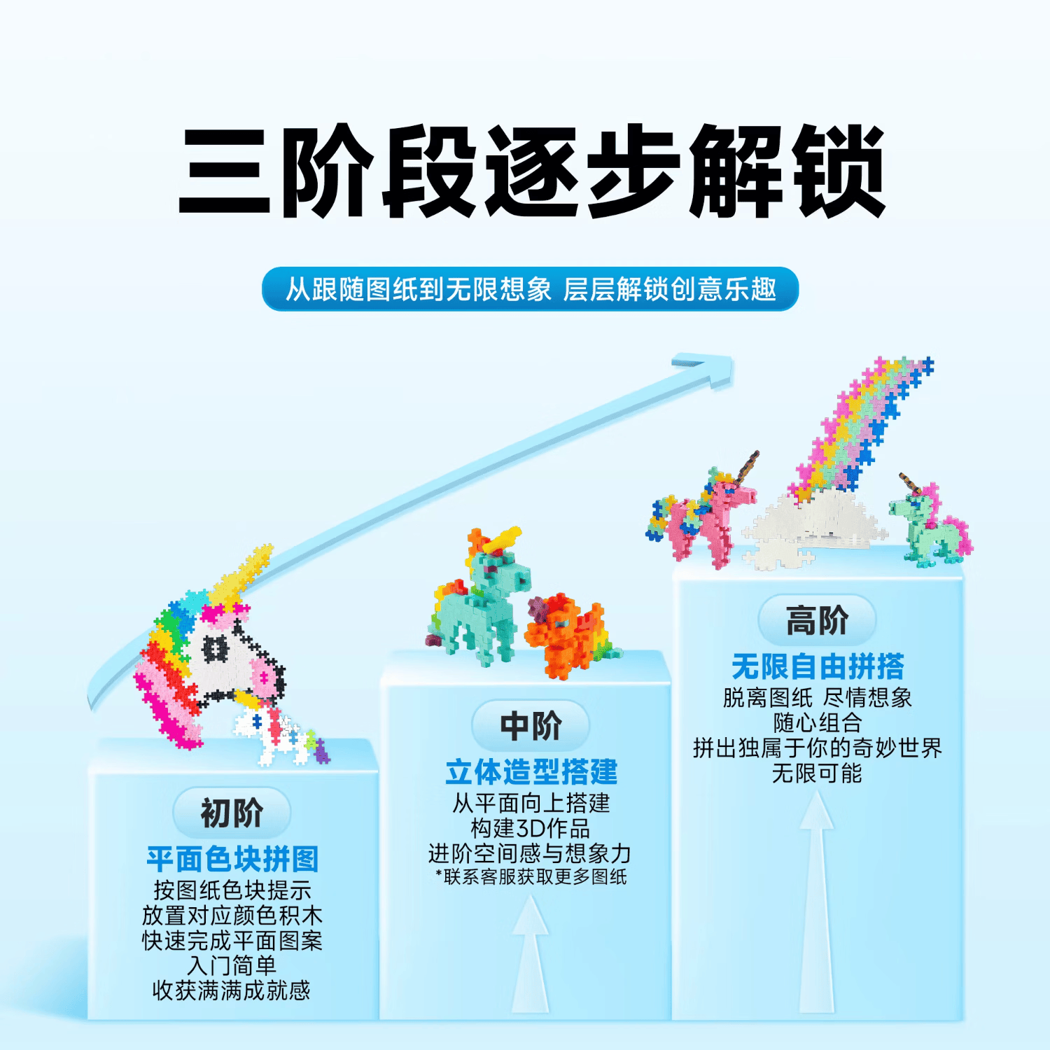 Plus-plus加加丹麦原装进口拼搭积木花卉桌面摆件绿植盆栽立体拼装拼图玩具 植物粉色盆景【50粒小颗粒】4339