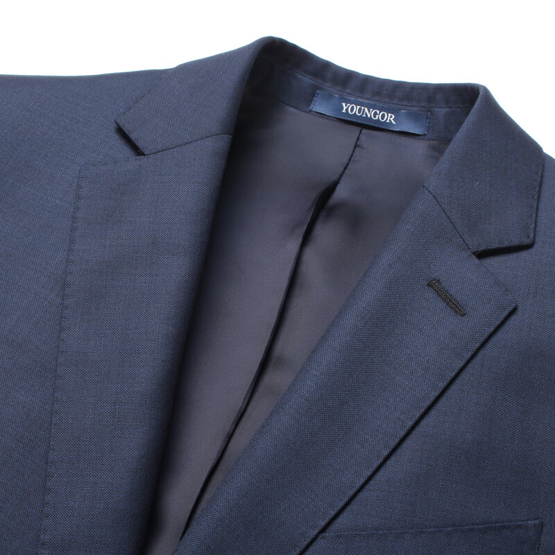 雅戈尔男士西服 羊毛不易皱 易打理 西服套装单上衣 【商场同款】 藏青 170/92A
