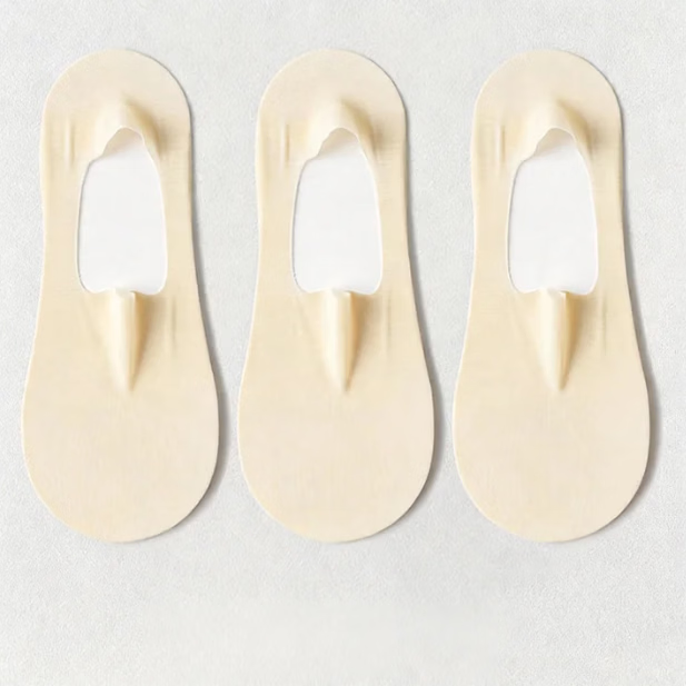 船袜超薄夏季棉底浅口隐形袜子女士硅胶防滑不掉跟夏天薄款袜纯色 随机颜色【4双】超薄无痕 均码