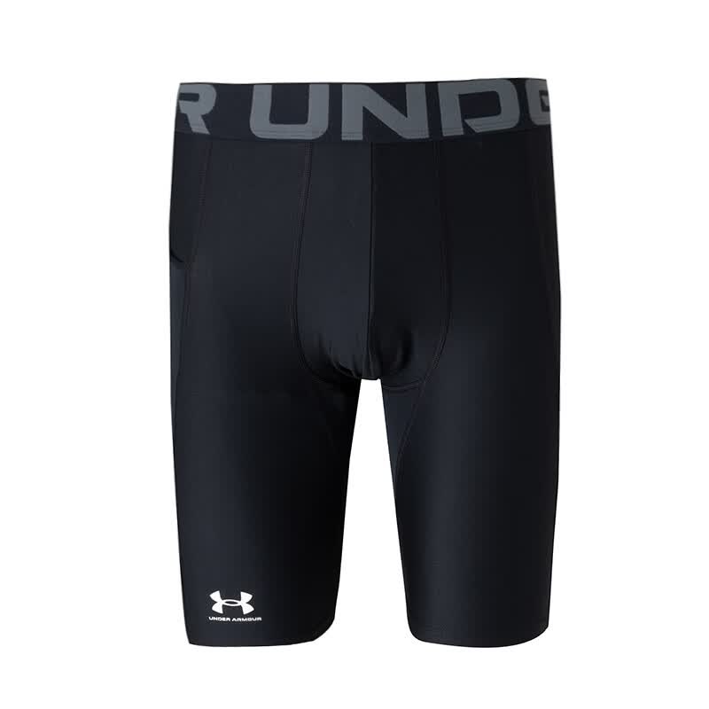 安德玛（Under Armour）裤子男裤 2026新款夏季运动裤跑步健身撸铁锻炼舒适透气紧身短裤 1361602-002 XL
