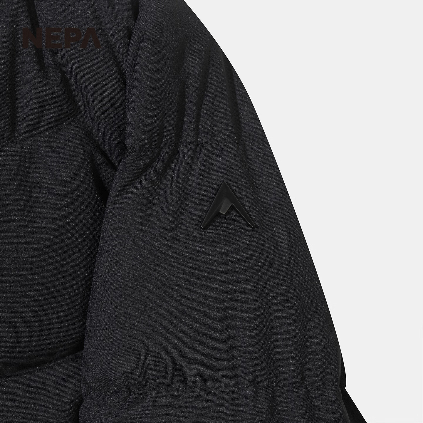 NEPA耐葩秋冬户外女羽绒服防风中长款保暖轻量羽绒服CL82073 C01黑色 XXS 155/80A(085)