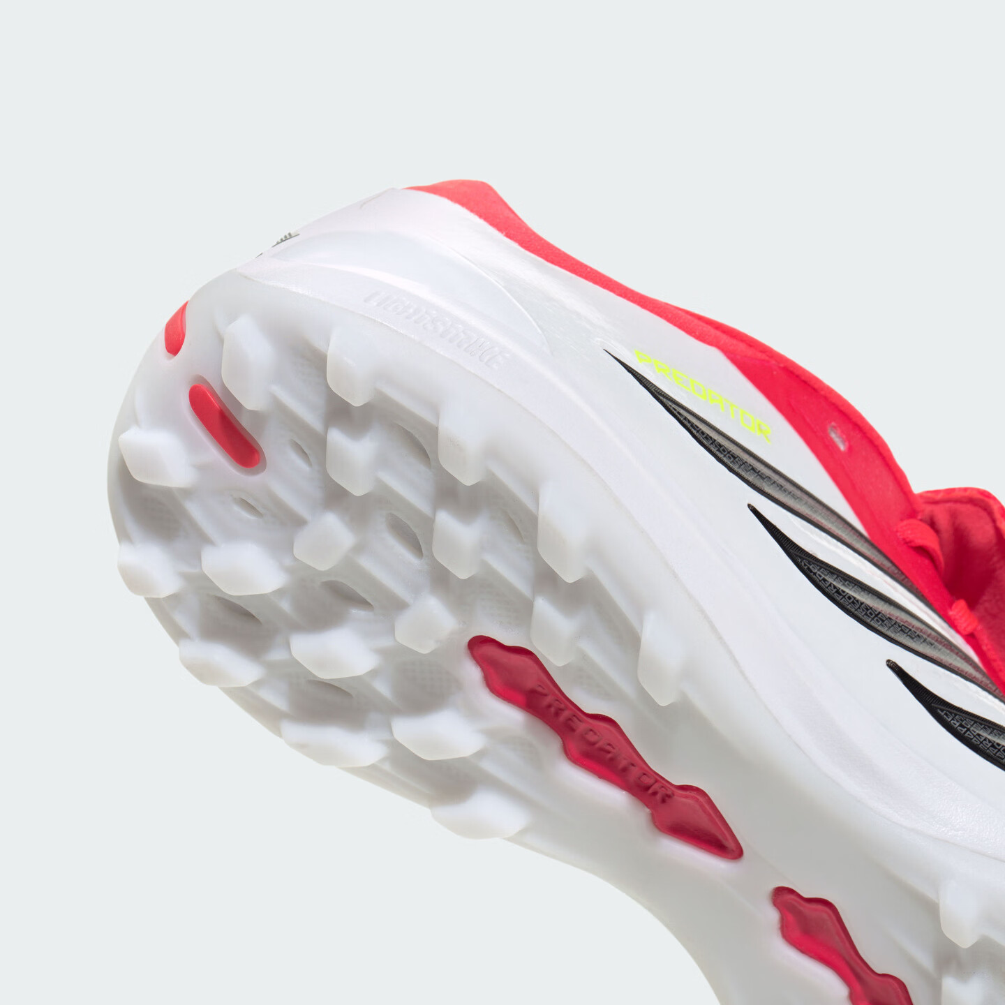 adidas PREDATOR PRO FT TF人草/室外硬地碎钉足球鞋男女阿迪达斯 亮红/黑色/白色 45