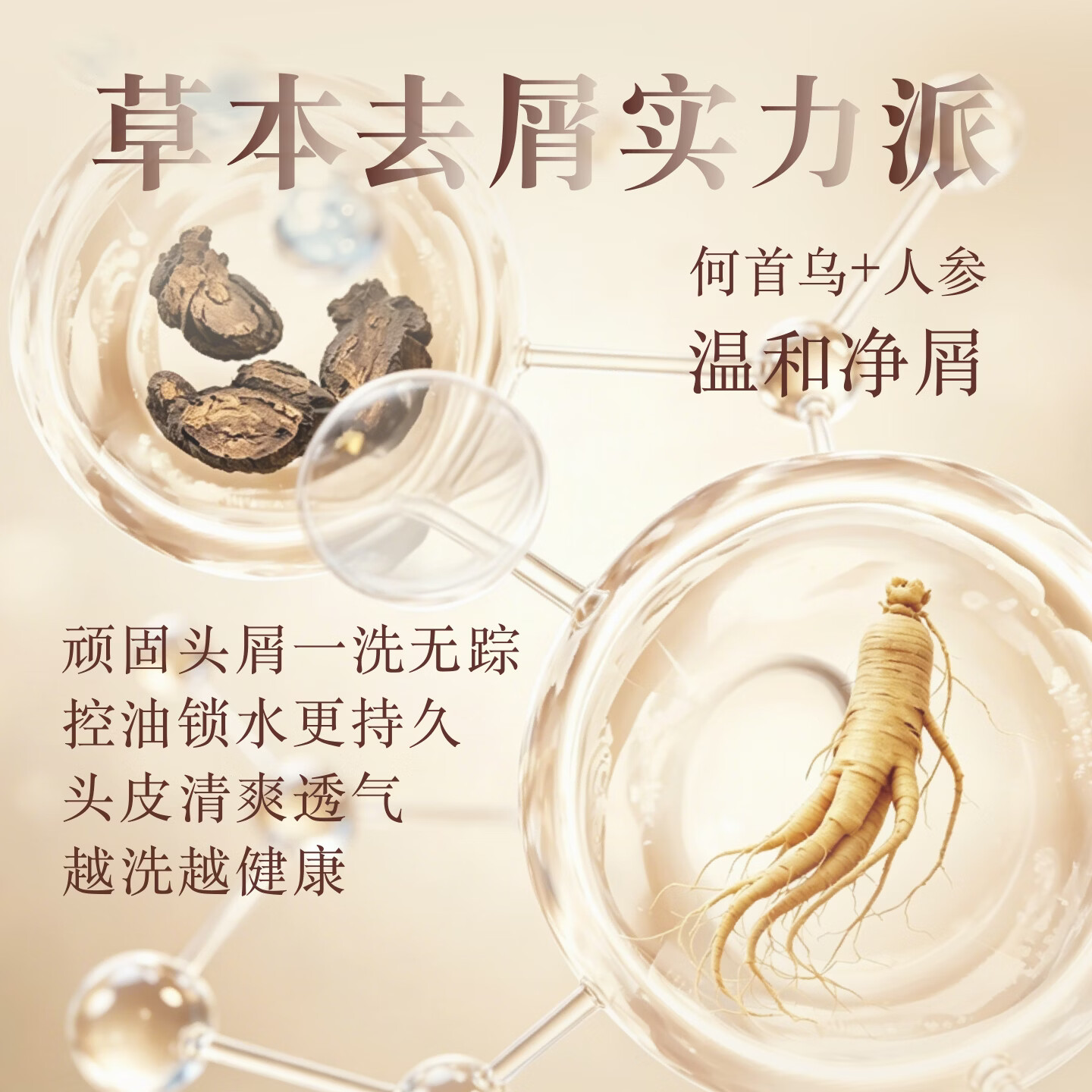 凯丽娜洗头膏护发素发膜套装固色修复无硅油控油蓬松去屑洗发水液二合一 洗护套装1套