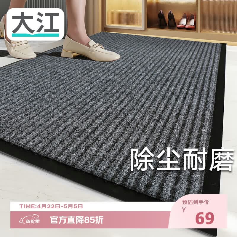 大江入户地垫入户门地垫脚垫2026年新款门垫地毯门口入户80x120cm