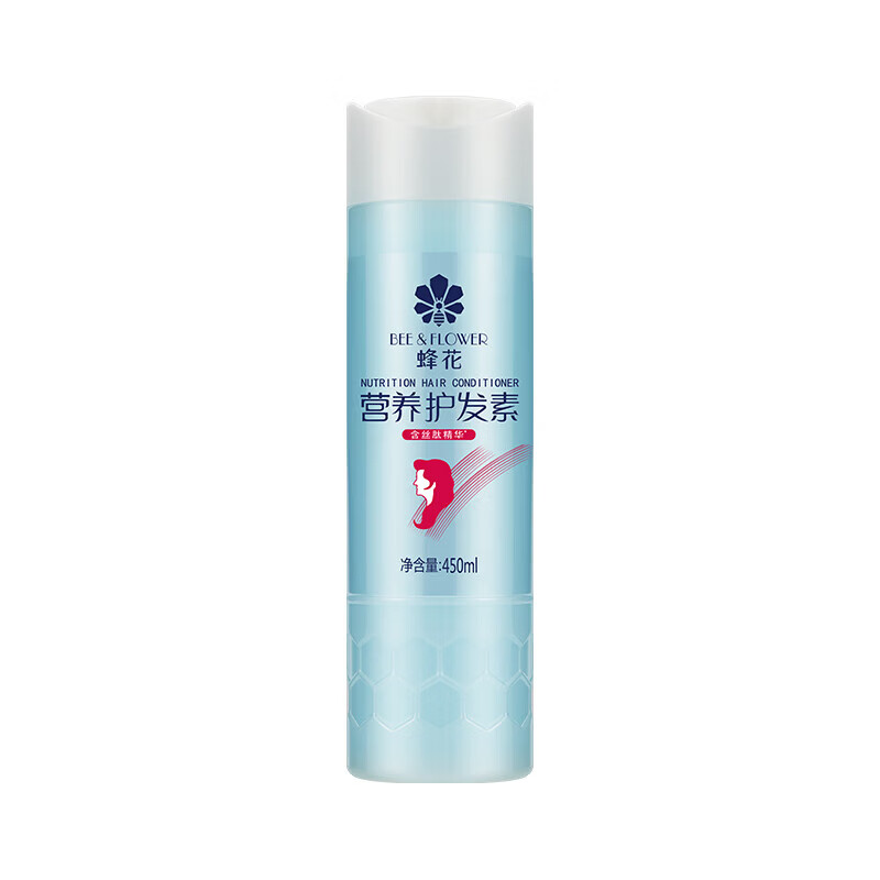 蜂花柔顺护发素450ml小麦蛋白营养润发乳修护毛躁干枯补水 润养护发素 450ml*1瓶