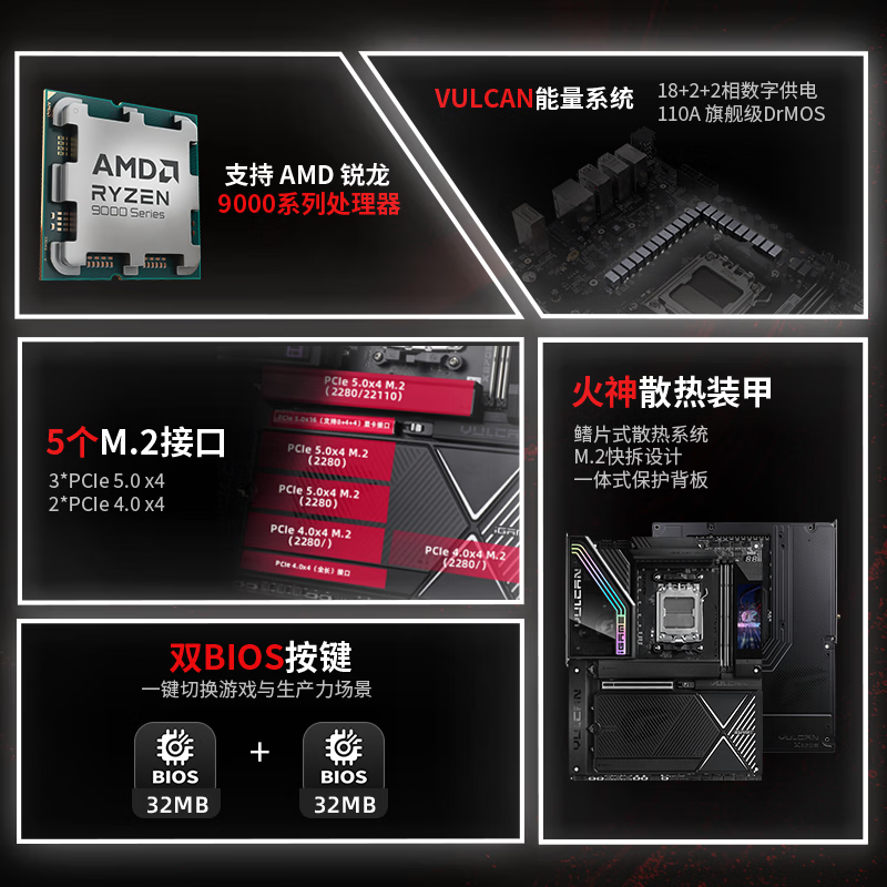 七彩虹 iGame X870E VULCAN OC V14火神DDR5 图 4
