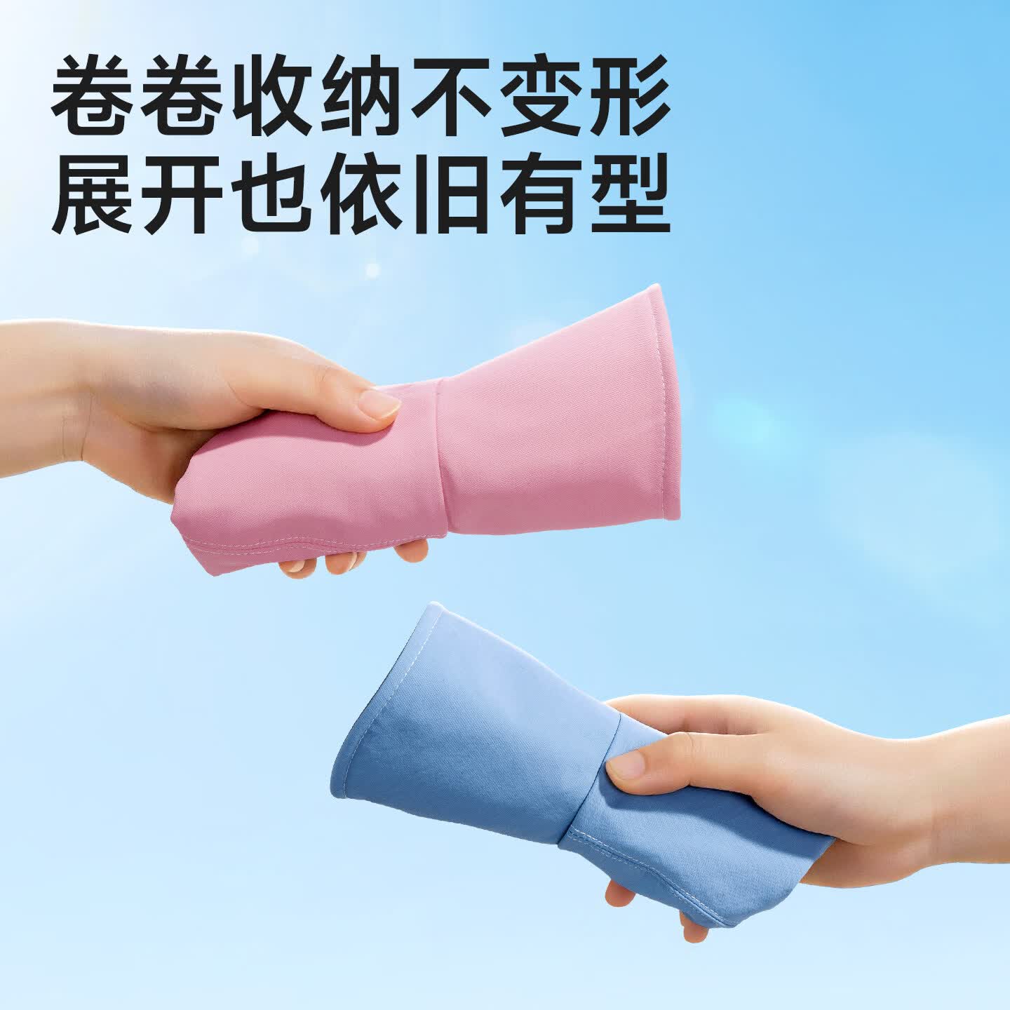 如山儿童防晒帽男女孩夏季大帽檐渔夫帽遮阳外出太阳鸭舌帽子 蓝灰【双面可带 全面防晒】 均码 2-15岁【帽围52-56cm】