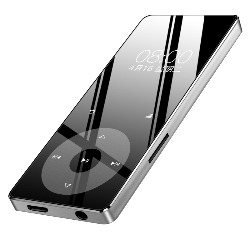锐族(RUIZU) X02 8G 银色 金属触摸蓝牙外放无损音乐播放器mp3/mp4 随身听英语学习听力录音
