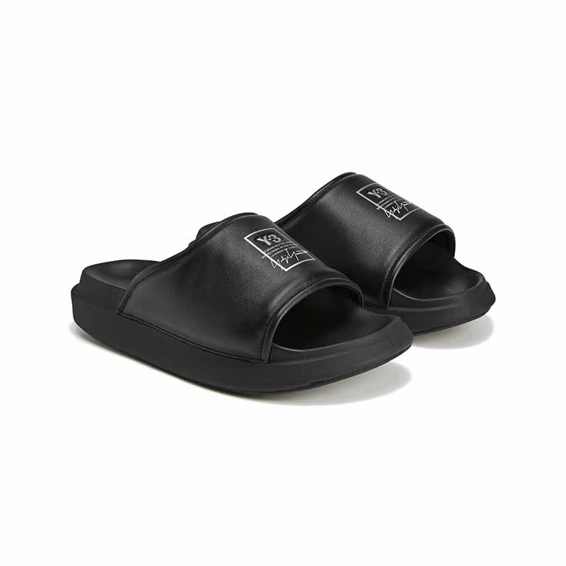 Y-3【618】y3男鞋外穿休闲拖鞋55-KI4033 黑色 44.5 (275mm) UK10