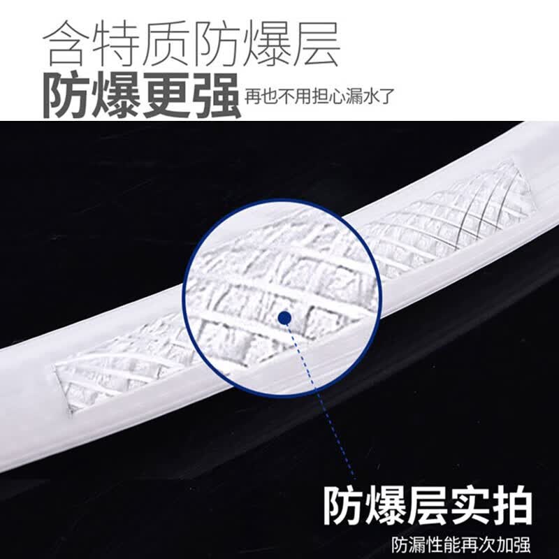 CLCEY全自动洗衣机龙头进水管防爆防漏加长延长上水软管配件通用型 1米 1米进水管加厚防爆 【送通用水嘴