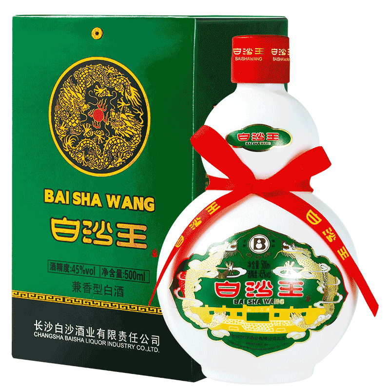 白沙液白沙王浓酱兼香型白酒45度纯粮食酒 浓香酱香协调湖南白酒 白沙