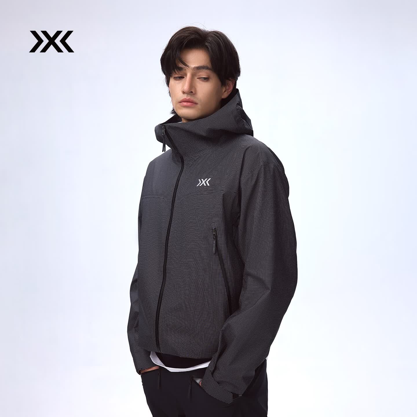 XBIONIC隐者轻量迪尼玛冲锋衣3L专业防水防风耐磨透汽男款26新品 25761 暗夜黑 M