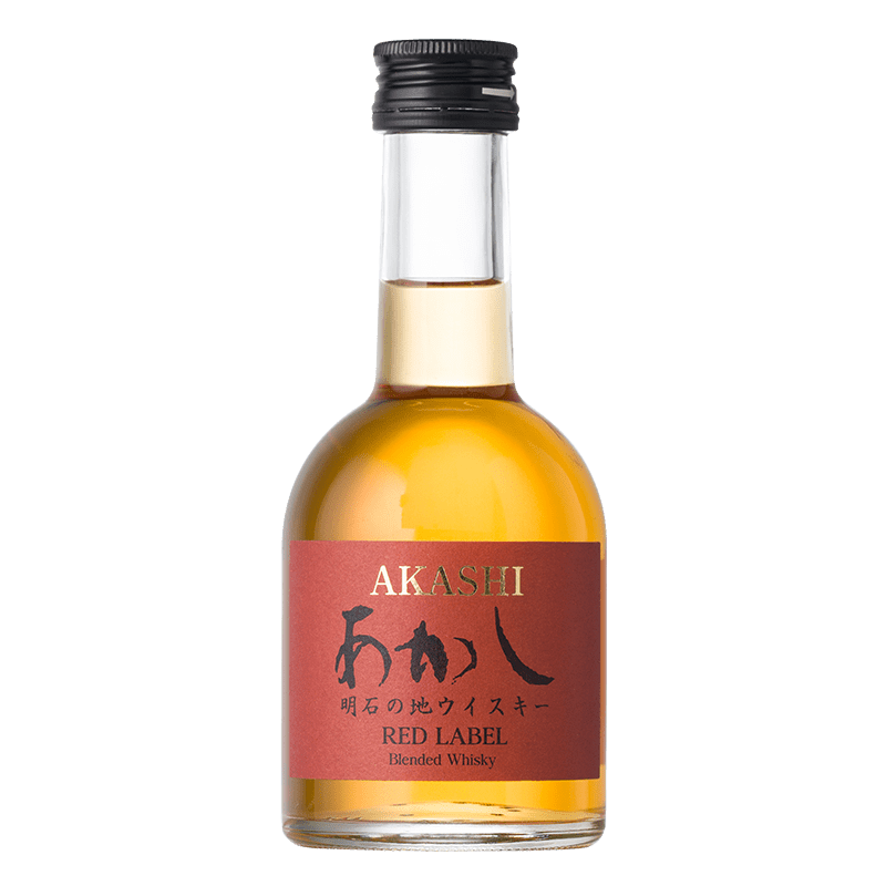 AKASHI 明石 日本威士忌原瓶进口日威洋酒 whisky 明石AKASHI红标调和威士忌 200ml 单支装