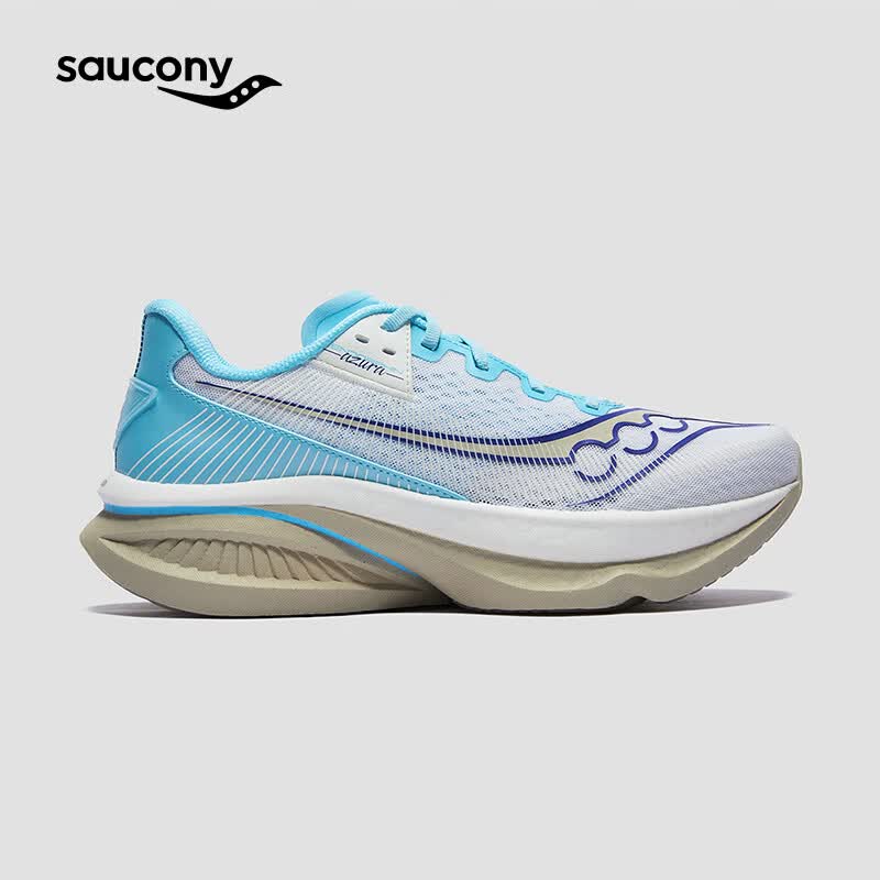 SAUCONY索康尼ENDORPHIN AZURA啡岚男女情侣款回弹竞速训练运动跑鞋
