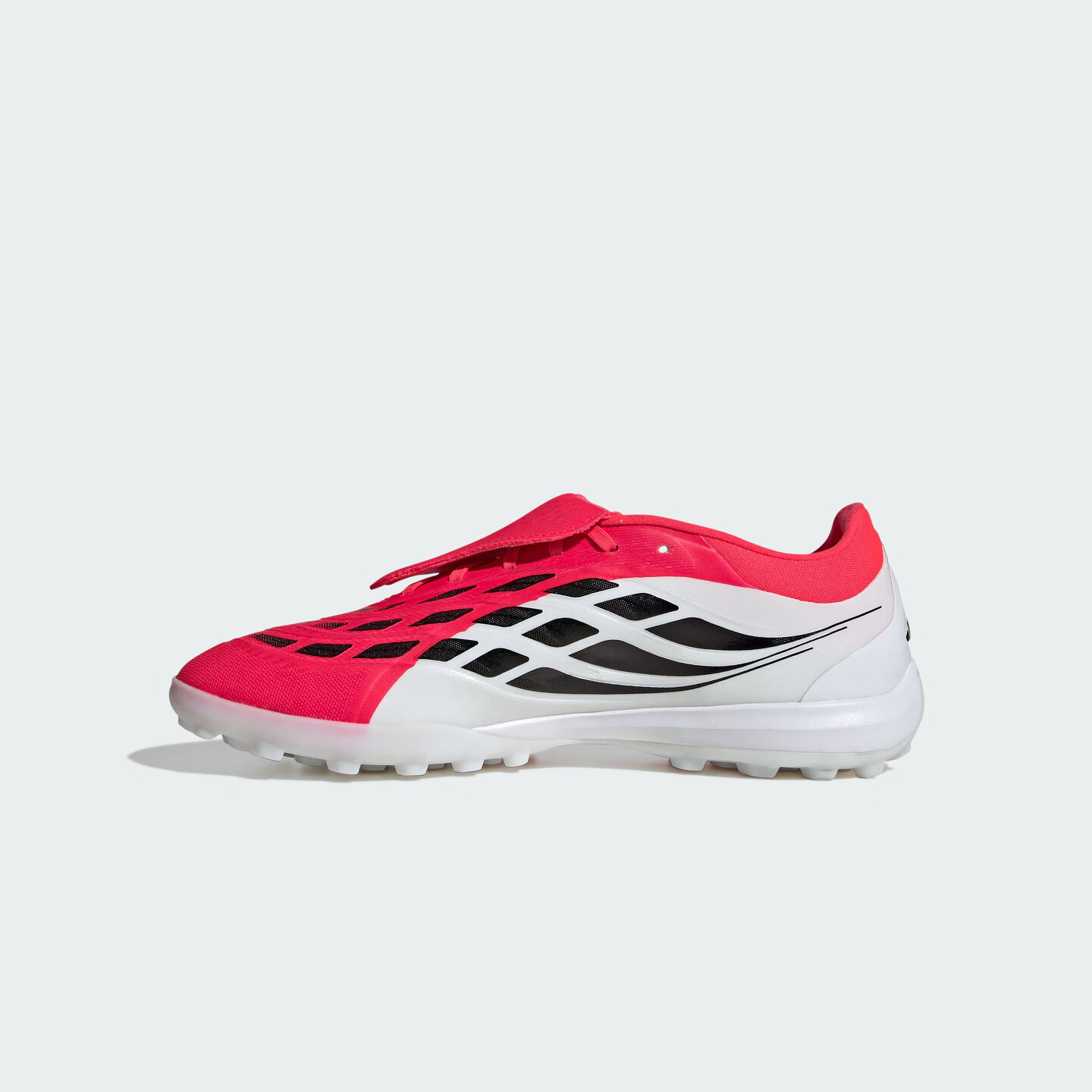 adidas PREDATOR PRO FT TF人草/室外硬地碎钉足球鞋男女阿迪达斯 亮红/黑色/白色 45