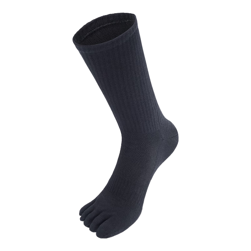 TFO 赛事级户外五指袜 耐磨透气徒步登山分趾袜2202357 男款黑色