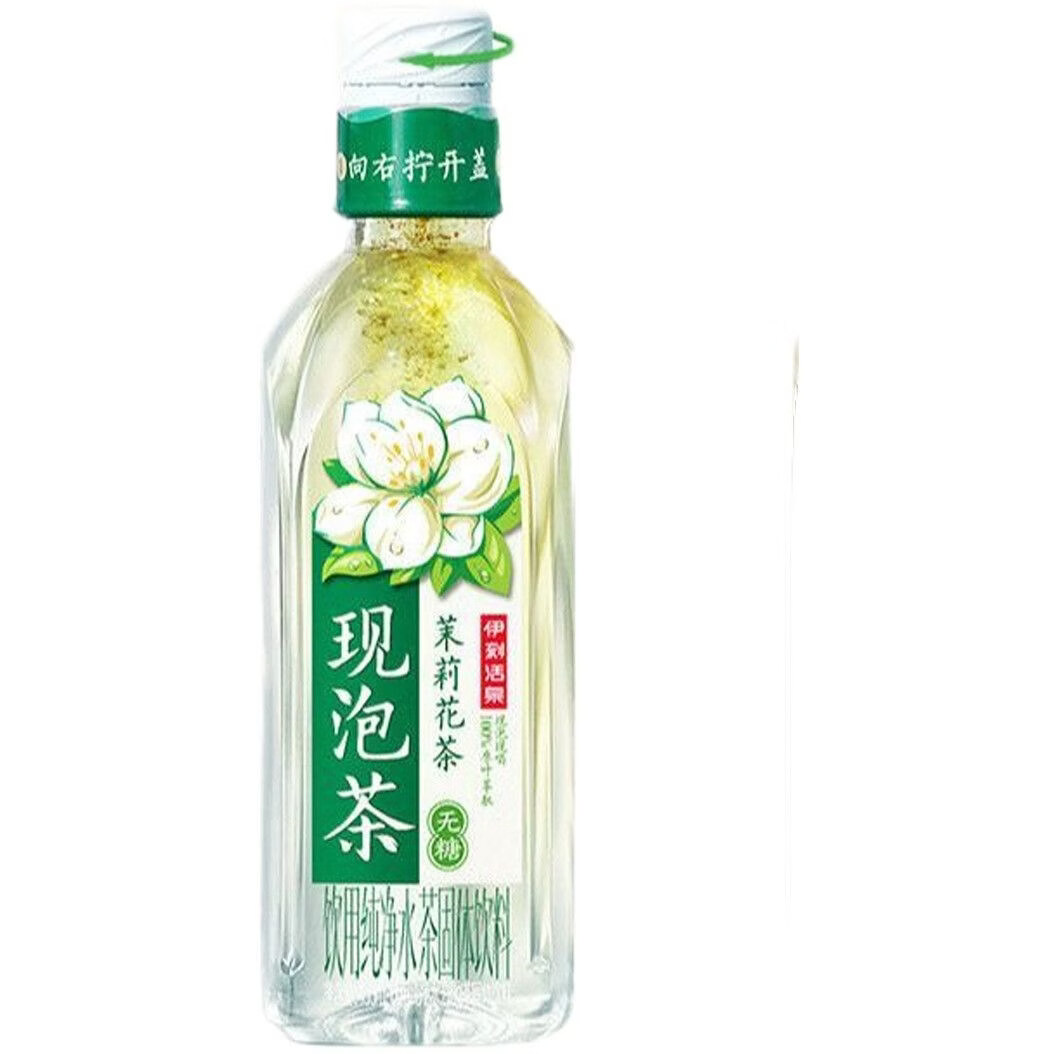 月伊利伊刻活泉m无糖茶饮料乌龙茶茉莉花茶现泡茶饮料混搭 茉莉花茶455ml*5瓶