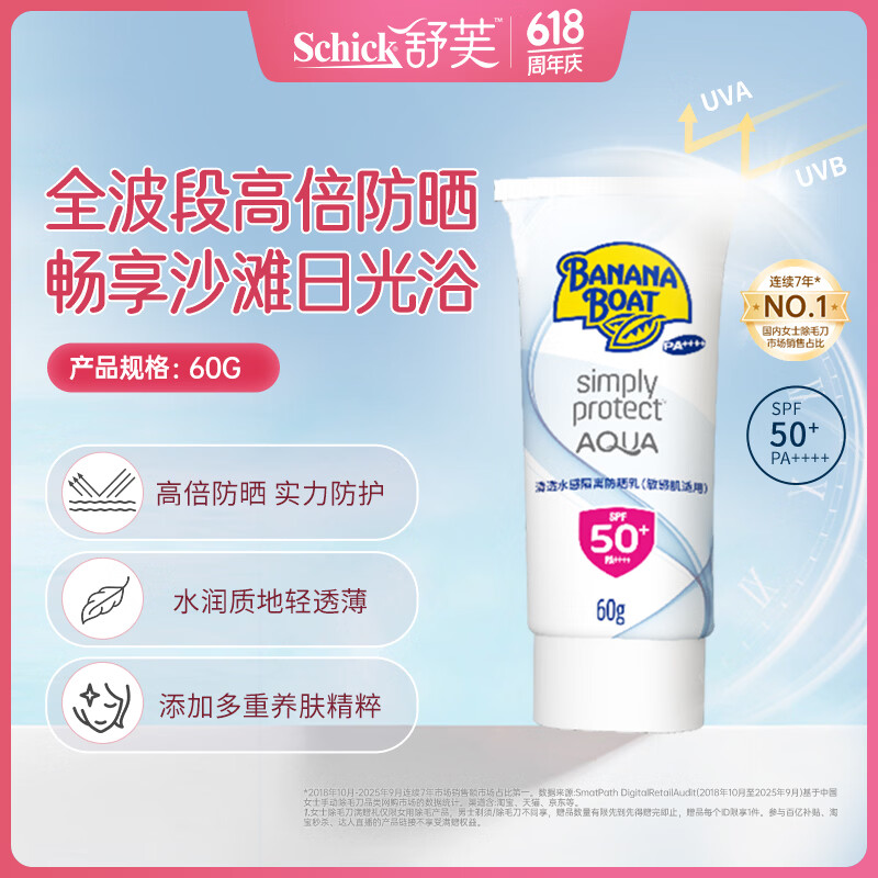 舒芙清透水感隔离防晒霜60g 赠同款1瓶发圈1个 25.34元 - 86线报