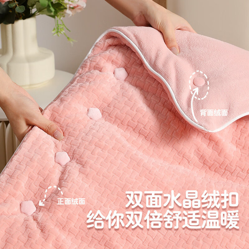 咏幻被子家用新款固定器无针安全可拆卸隐形棉被床单被套被罩防跑神器 米白【云朵形】16个装+收纳盒送安装工具